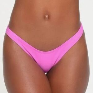 NWT SKIMS Signature Cheeky Tanga Neon Orchid Womens Size 2X